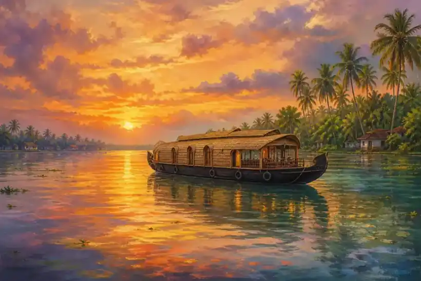 Backwater Light wall-art painting